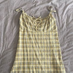 UO Plaid Cami Dress